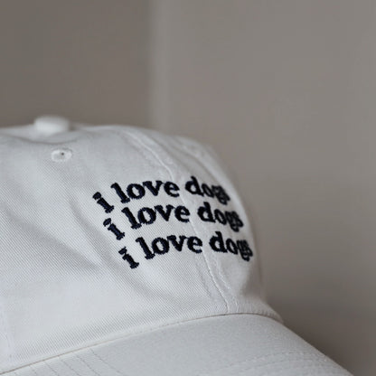 I Love Dogs Cap